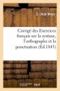 Corrige Des Exercices Francais Edition 1843 - Preview