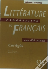 Corrige Litterature Progressive ; Avance