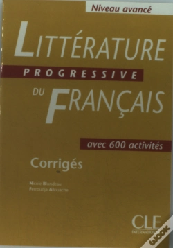 Capa do artigo Corrige Litterature Progressive ; Avance