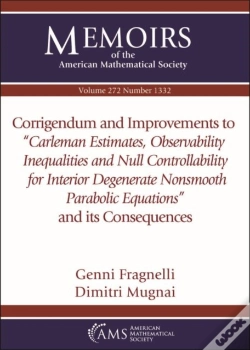 Capa do artigo Corrigendum And Improvements To ""Carleman Estimates, Observability Inequalities And Null Controllability For Interior Degenerate Nonsmooth Parabolic 