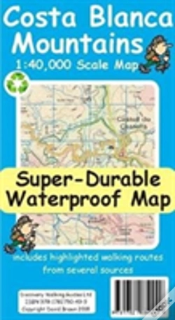 Capa do artigo Costa Blanca Mountains Tour & Trail Super-Durable Map
