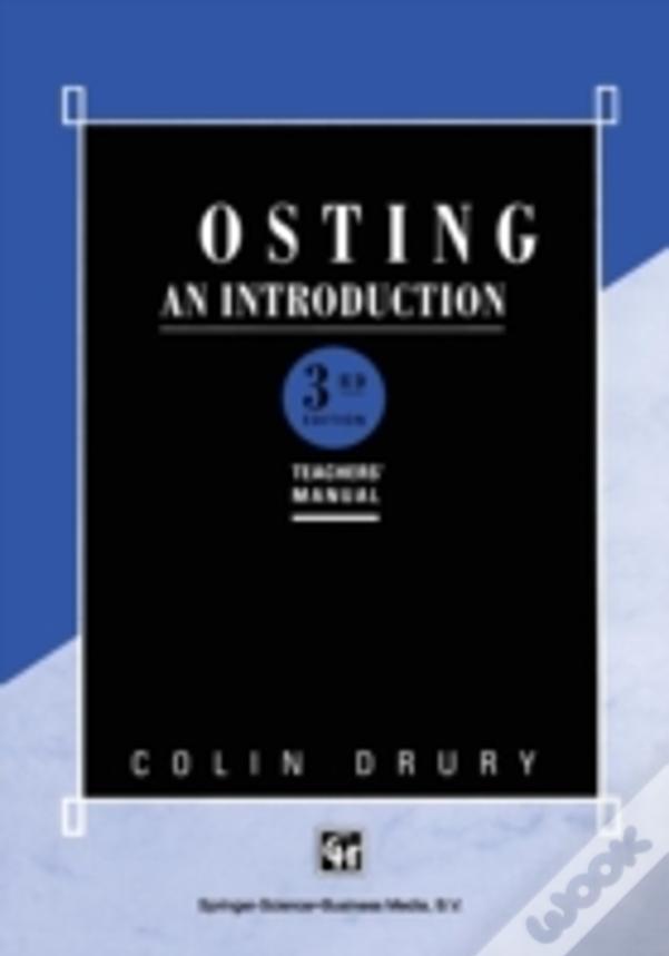 Costing: An Introduction Teachers' Manual