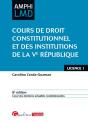 Cours De Droit Constitutionnel Et Institutions De La Ve République - Preview