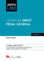 Cours De Droit Penal General 2016-2017, 2eme Ed. - Preview