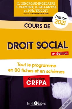 Capa do artigo Cours De Droit Social 2021