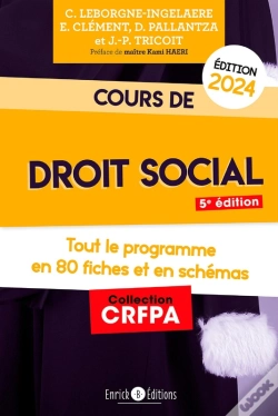 Capa do artigo Cours De Droit Social 2024