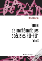 Capa do artigo Cours De Mathématiques Spéciales Psi-Psi*. Tome 2