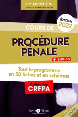 Capa do artigo Cours De Procédure Pénale 2022