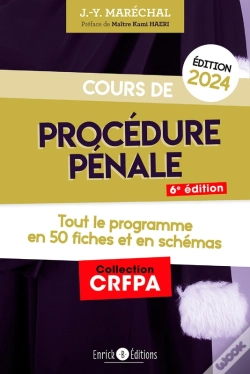 Capa do artigo Cours De Procédure Pénale 2024