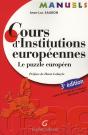Cours D'Institutions Européennes - Preview