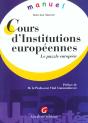 Cours D'Institutions Europeennes ; Le Puzzle Europeen - Preview