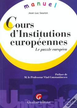 Capa do artigo Cours D'Institutions Europeennes ; Le Puzzle Europeen