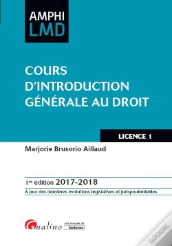 Capa do artigo Cours D'Introduction Generale Au Droit