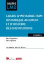 Cours D'Introduction Historique Au Droit Et D'Histoire Des Institutions - Preview