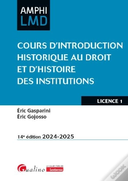 Capa do artigo Cours D'Introduction Historique Au Droit Et D'Histoire Des Institutions