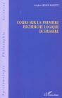 Cours Sur La Première Recherche Logique De Husserl - Preview