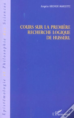 Capa do artigo Cours Sur La Première Recherche Logique De Husserl