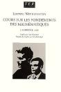 Cours Sur Les Fondements Des Mathématiques ; Cambridge, 1939 - Preview