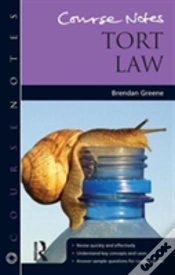 Capa do artigo Course Notes: Tort Law