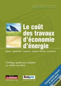 Capa do artigo Coût Des Travaux D'Économie D'Énergie