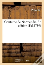 Capa do artigo Coutume De Normandie. 3e Edition