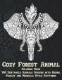 Cozy Forest Animal - Coloring Book - 100 Zentangle Animals Designs With Henna, Paisley And Mandala Style Patterns - Preview