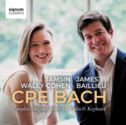 Capa do artigo CPE Bach: Complete Original Works for Violin & Keyboard - CD
