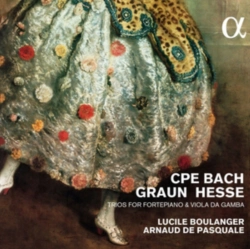 Capa do artigo C.P.E. Bach/Graun/Hesse: Trios for Fortepiano & Viola Da Gamba - CD