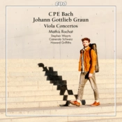 Capa do artigo C.P.E. Bach/Johann Gottlieb Graun: Viola Concertos - CD