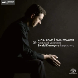 Capa do artigo C.P.E. Bach/W.A. Mozart: Keyboard Variations - CD