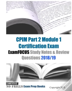 Capa do artigo Cpim Part 2 Module 1 Certification Exam Examfocus Study Notes & Review Questions 2018/19