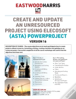 Capa do artigo Create And Update An Unresourced Project Using Elecosoft (Asta) Powerproject Version 16