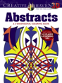 Creative Haven 3-D Abstracts Coloring Book - Preview