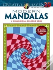 Creative Haven 3-D Modern Mandalas Coloring Book