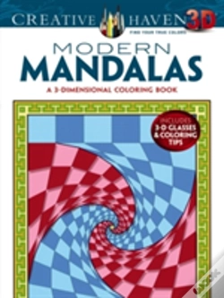 Capa do artigo Creative Haven 3-D Modern Mandalas Coloring Book