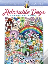 Creative Haven Adorable Dogs Coloring Book