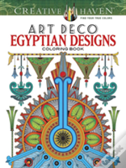 Creative Haven Art Deco Egyptian Designs Coloring Book