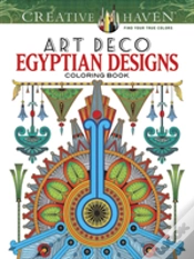 Capa do artigo Creative Haven Art Deco Egyptian Designs Coloring Book