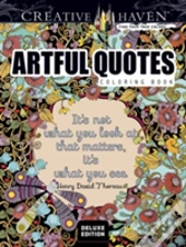 Creative Haven Artful Quotes Coloring Book