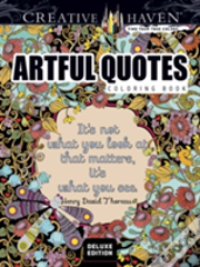 Creative Haven Artful Quotes Coloring Book