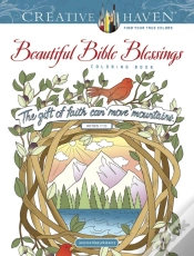 Capa do artigo Creative Haven Beautiful Bible Blessings Coloring Book