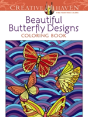 Creative Haven Beautiful Butterfly Designs Coloring Book - Preview