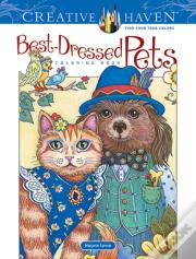 Creative Haven Best-Dressed Pets Coloring Book