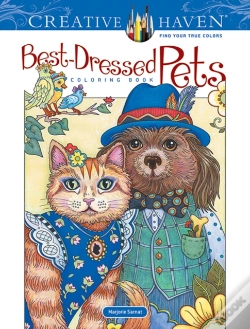 Capa do artigo Creative Haven Best-Dressed Pets Coloring Book