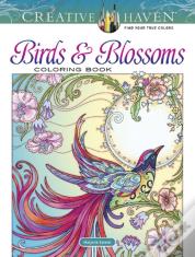 Creative Haven Birds And Blossoms Coloring Book