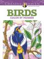 Creative Haven Birds Color By Number Coloring Book - Preview