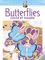 Creative Haven Butterflies Color By Number Coloring Book