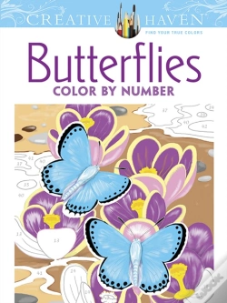 Capa do artigo Creative Haven Butterflies Color By Number Coloring Book