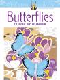 Creative Haven Butterflies Color By Number Coloring Book - Preview