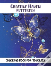 Creative Haven Butterfly Coloring Book For Toddlers